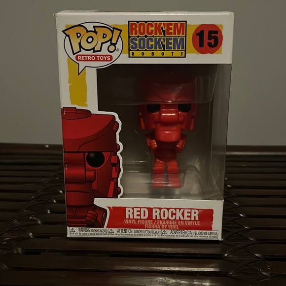 Funko Pop Rock em Sock em - Red Rocker